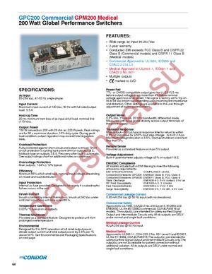 GPC200AG datasheet  